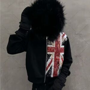 Union Jack Black Jacket